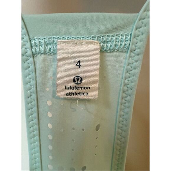 Lululemon Water Bound Singlet In Aquamarine Size 4 - Picture 9 of 11